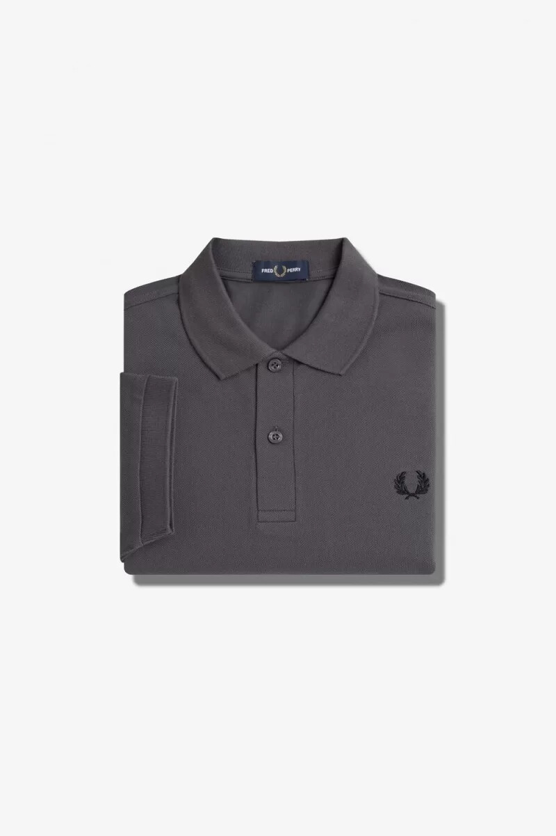 fred perry m6000 mens shirt gunmetal black