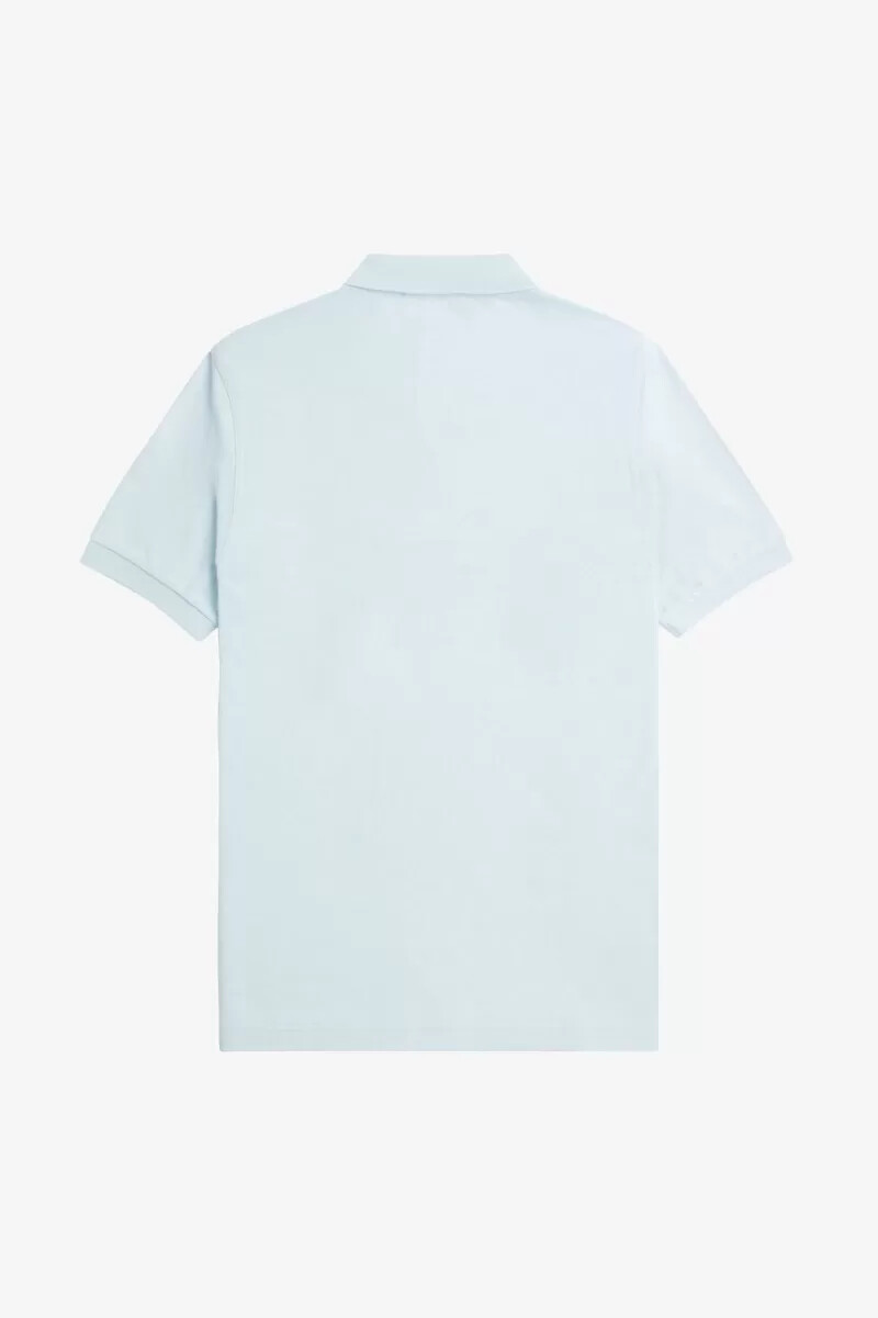 fred perry m6000 mens shirt light aqua midnight blue