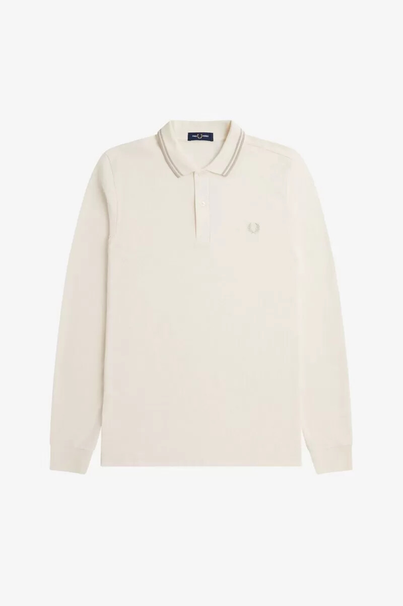 fred perry m3636 mens shirt beige oatmeal oatmeal