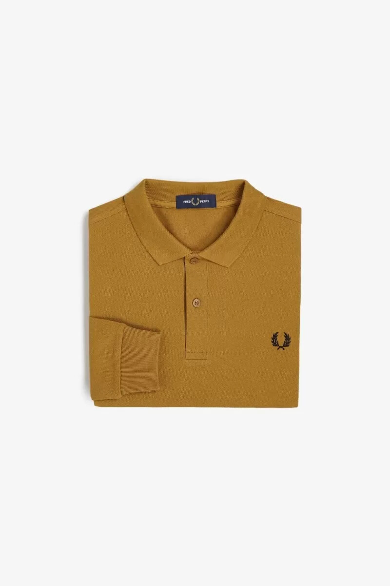 fred perry m6006 mens shirt dark coffee black