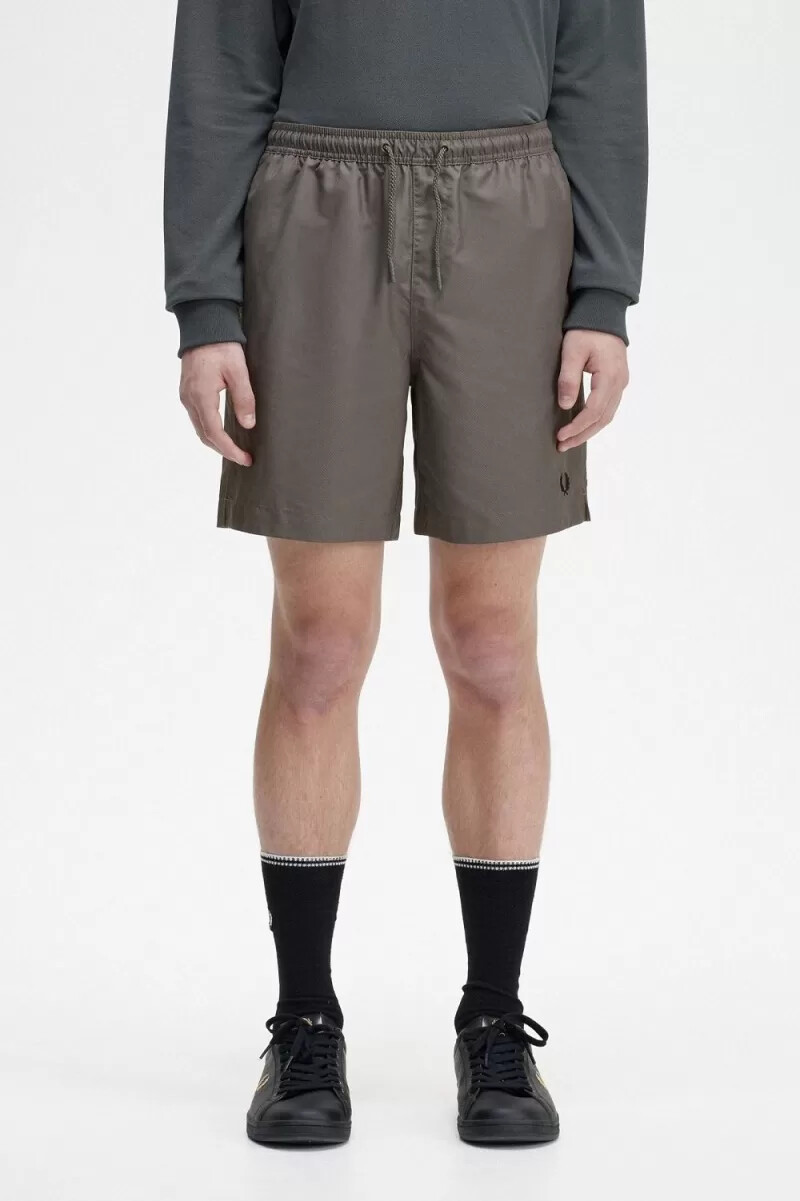 fred perry classic swim mens shorts field green