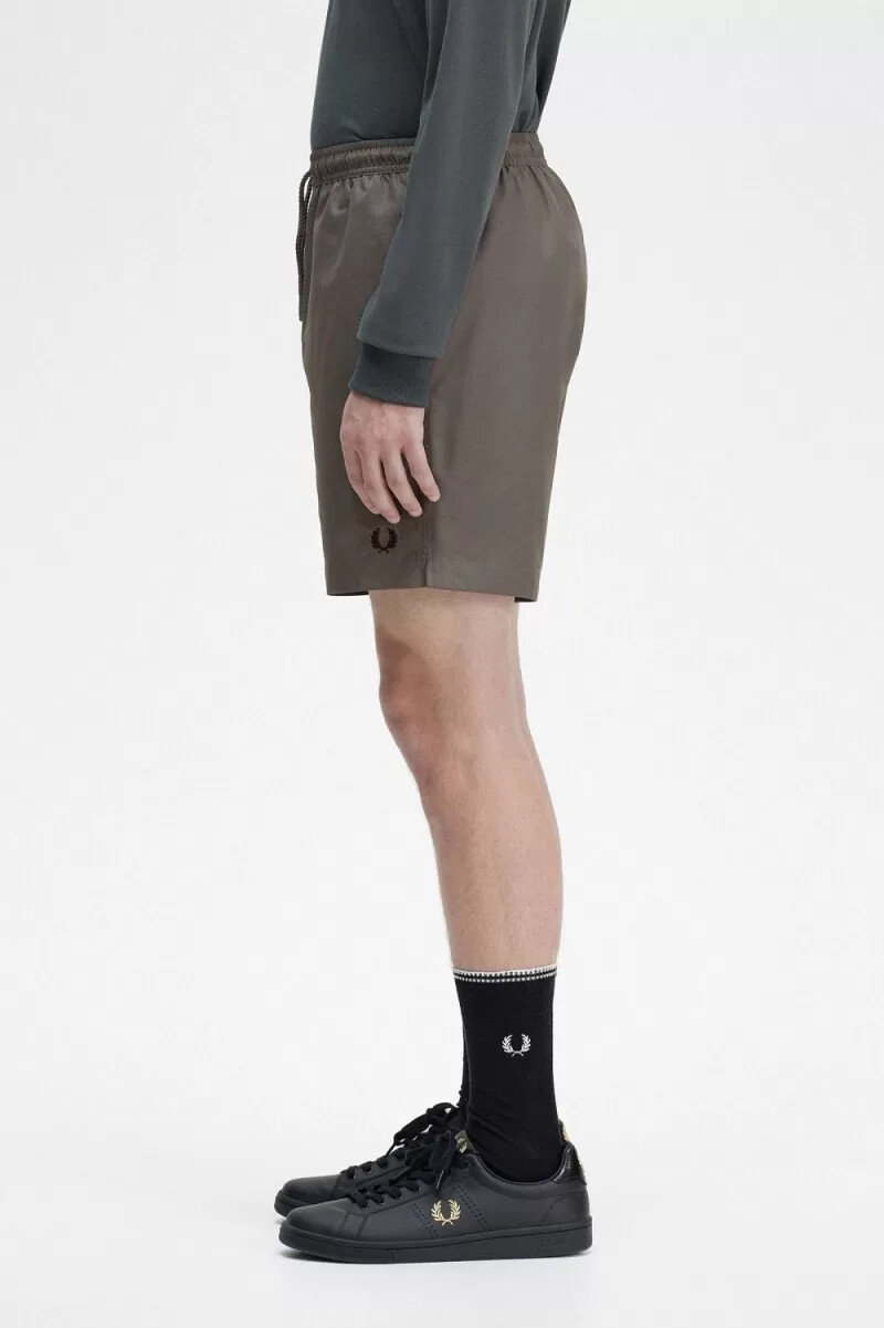 fred perry classic swim mens shorts field green
