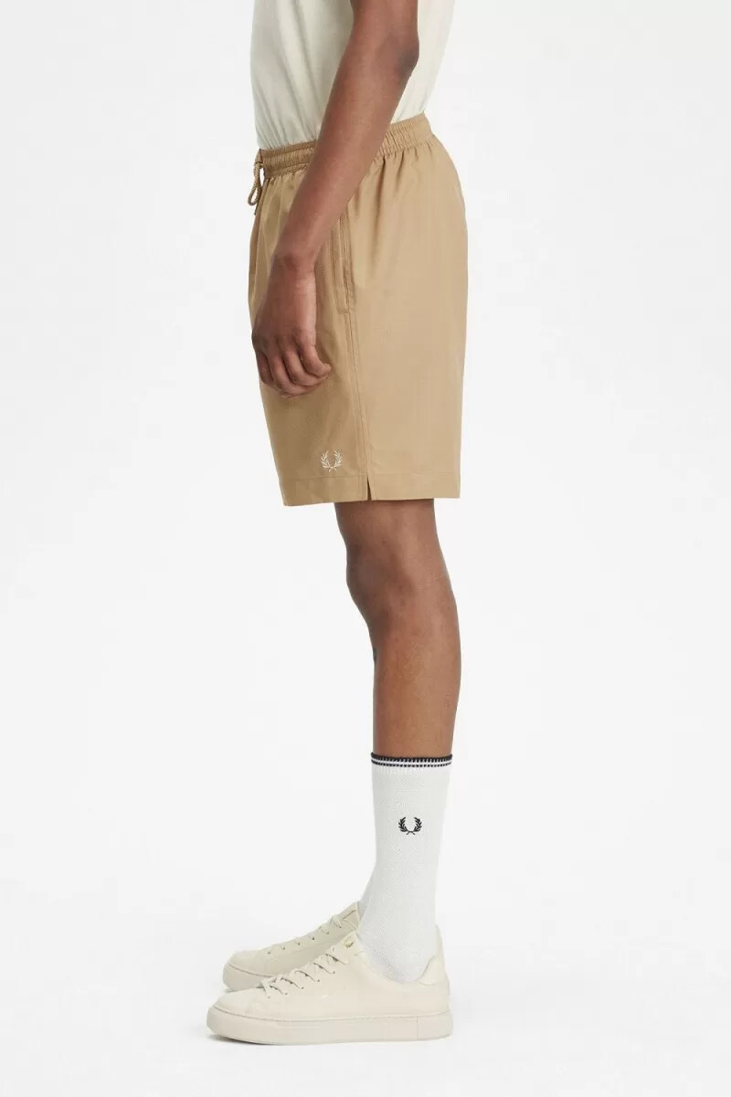 fred perry classic swim mens shorts green