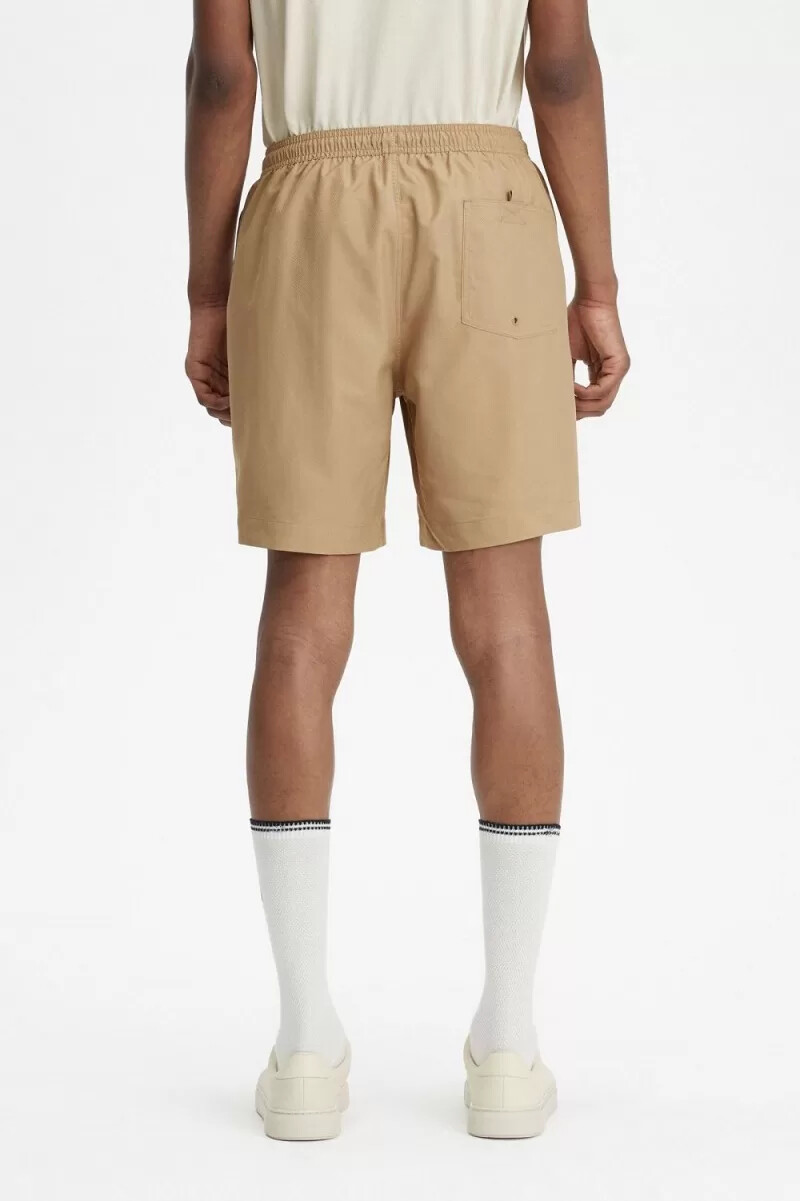 fred perry classic swim mens shorts green