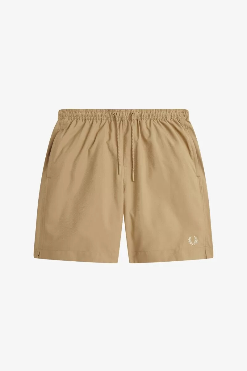 fred perry classic swim mens shorts green