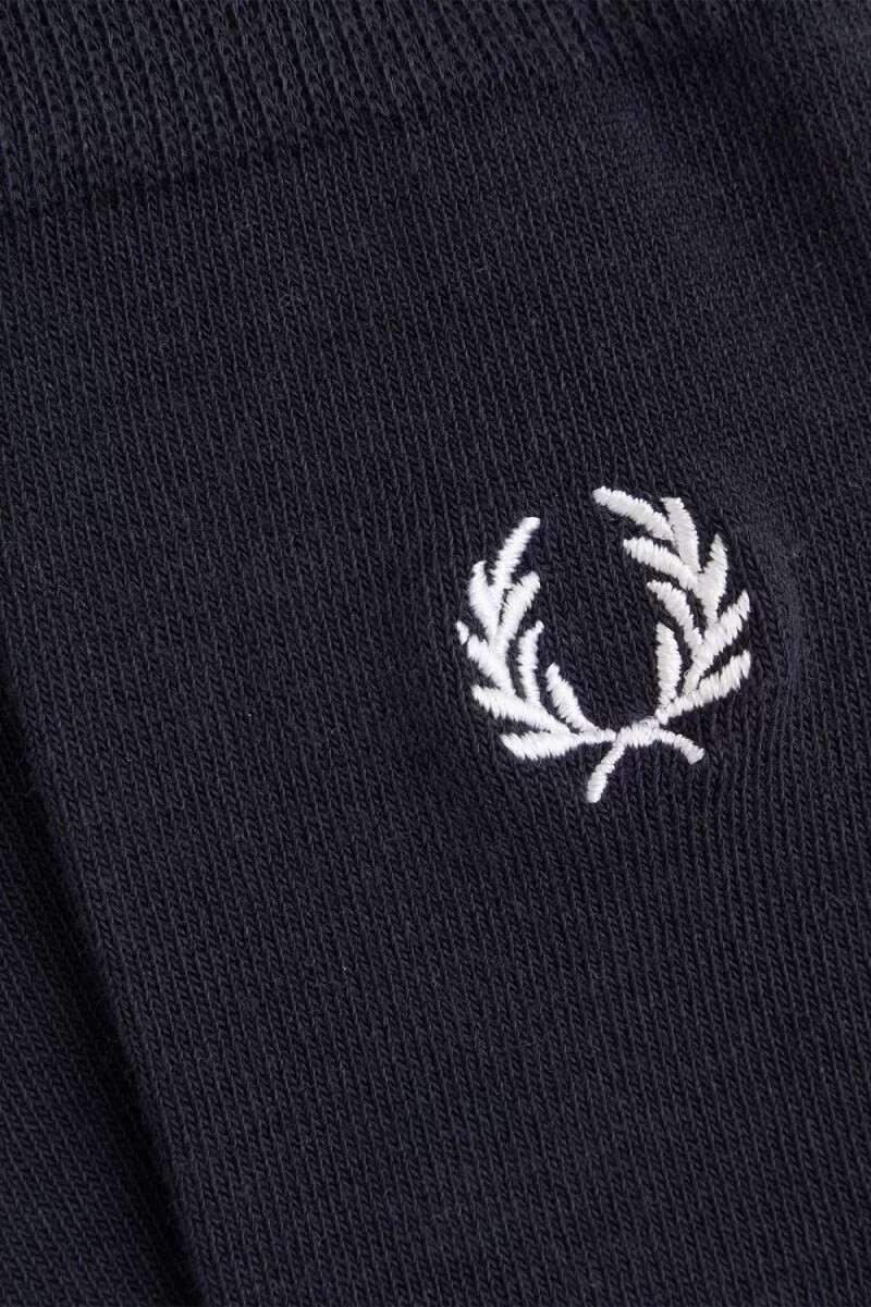 fred perry classic laurel wreath mens socks navy snow white