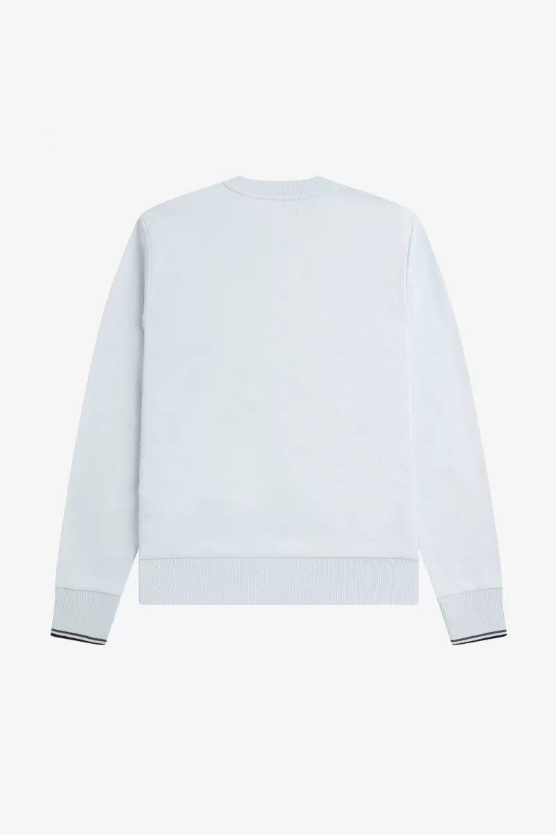 fred perry crew neck mens sweatshirts light aqua