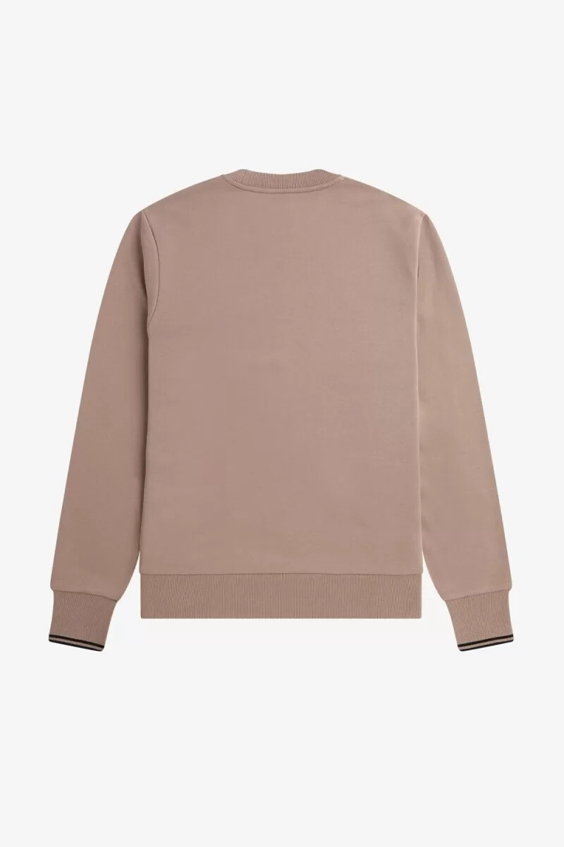 fred perry crew neck mens sweatshirts dark pink black