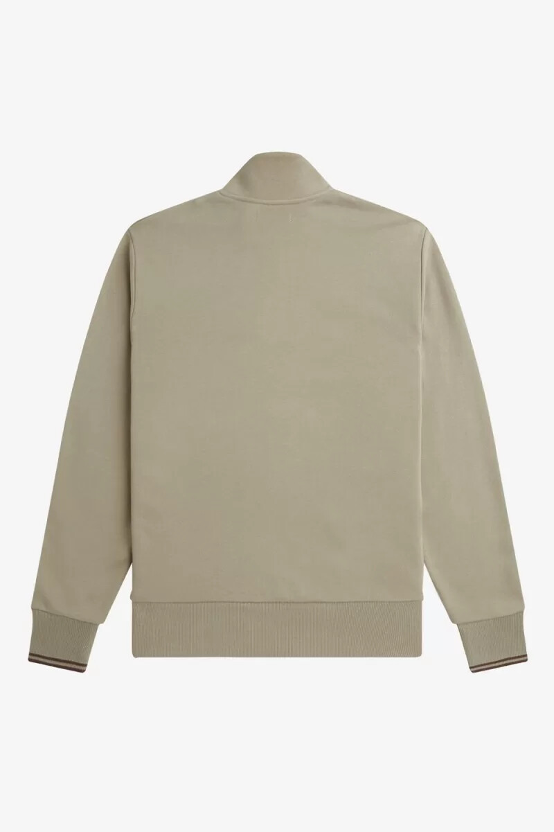 fred perry half zip mens sweatshirts warm grey dark red