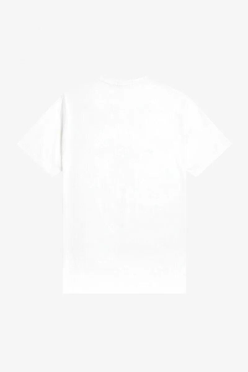 fred perry embroidered mens t-shirt white