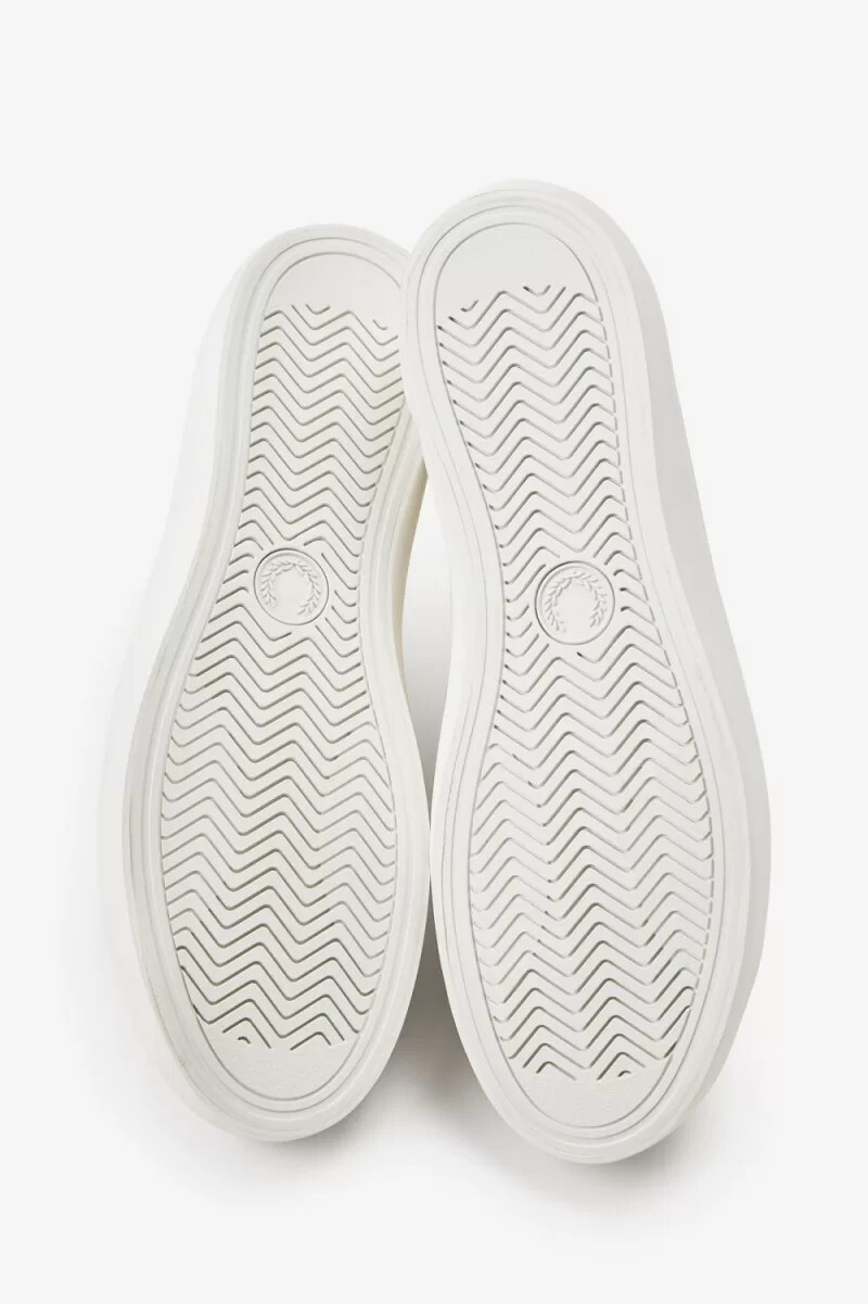 fred perry baseline mens tennis shoes ivory warm grey