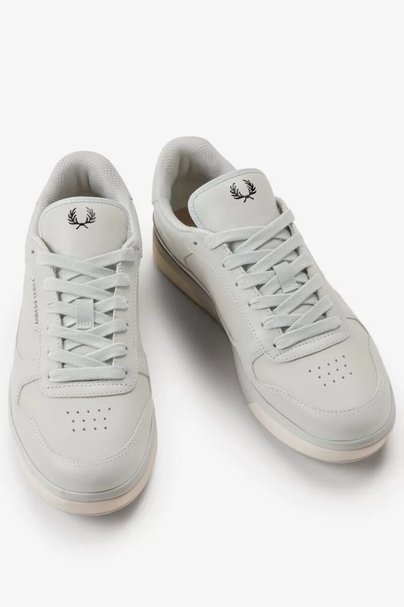 fred perry b300 mens tennis shoes grey black