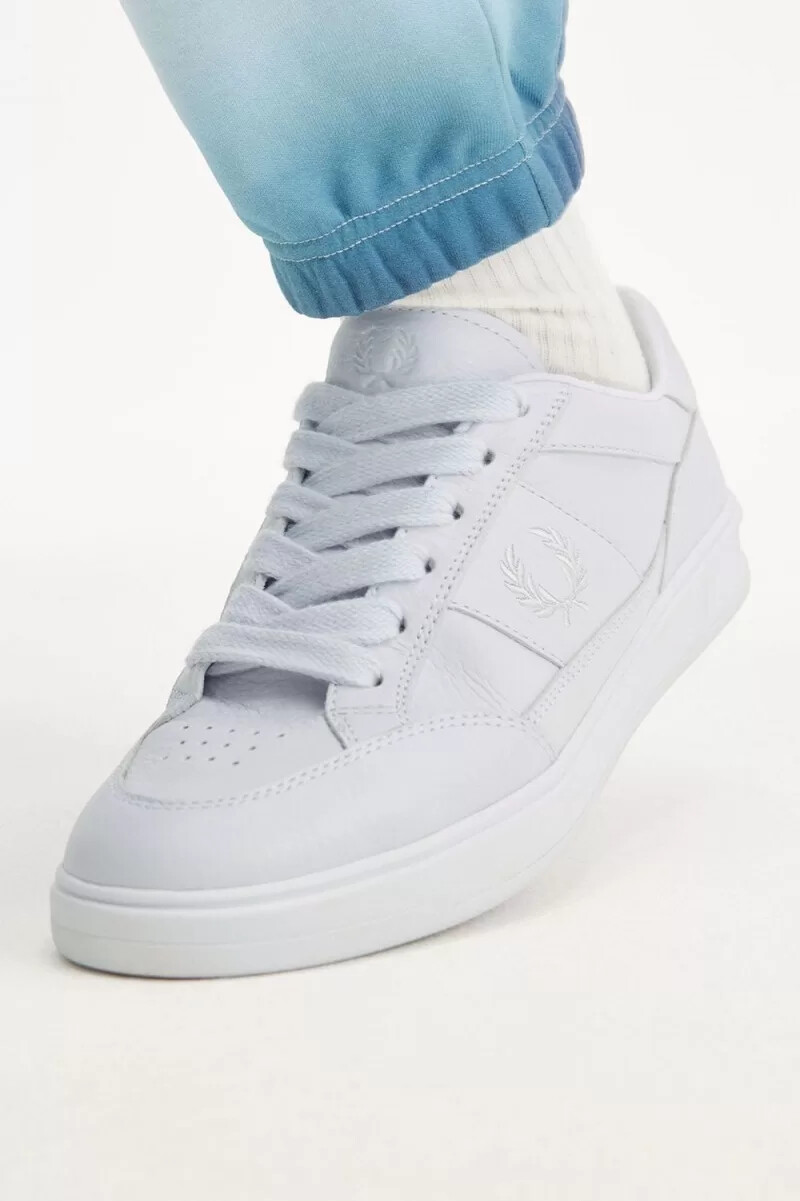 fred perry b440 mens tennis shoes white ivory