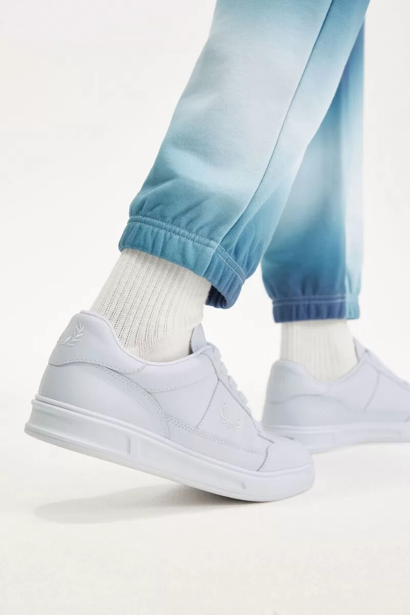fred perry b440 mens tennis shoes white ivory