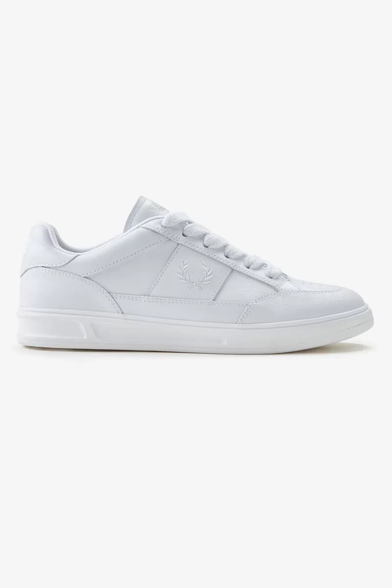 fred perry b440 mens tennis shoes white ivory