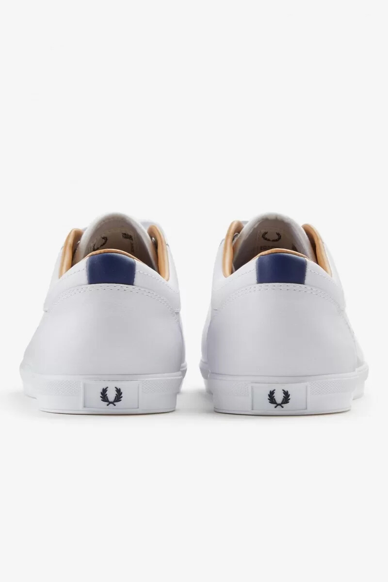 fred perry baseline mens tennis shoes white