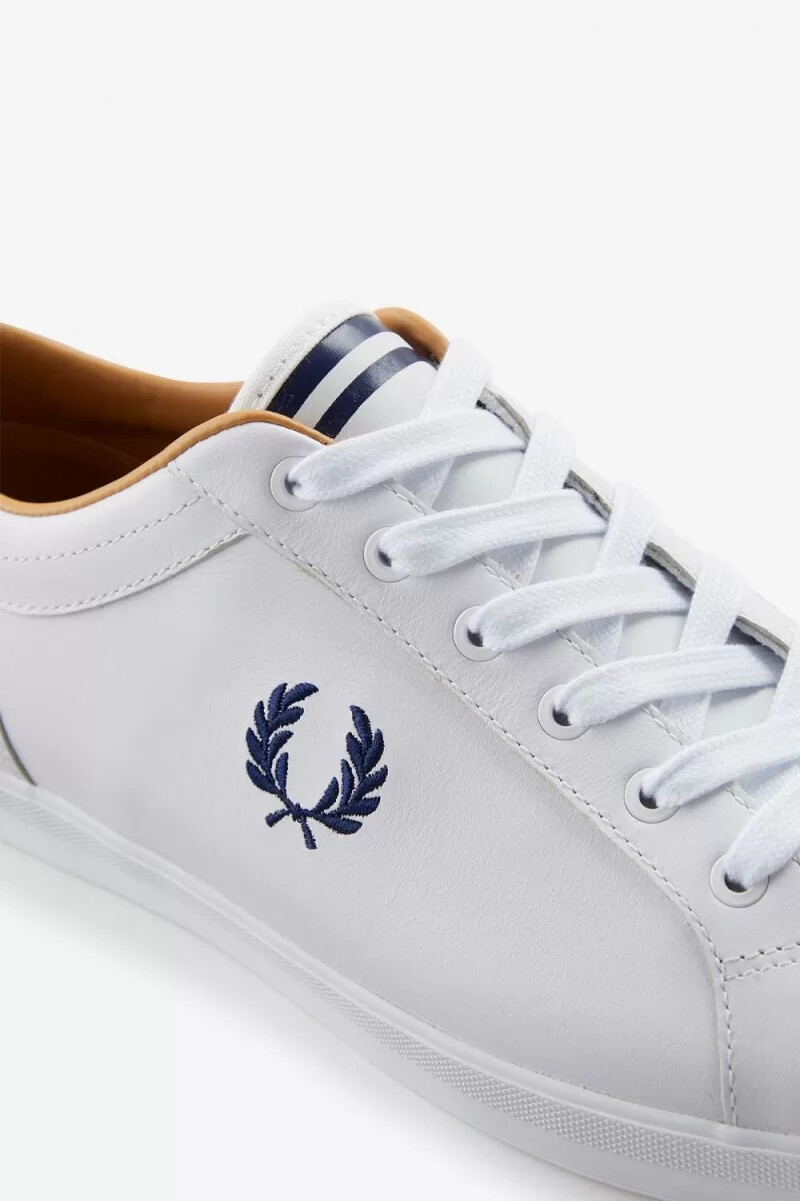 fred perry baseline mens tennis shoes white