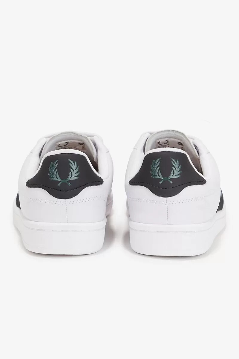fred perry b721 mens tennis shoes white petrol blue