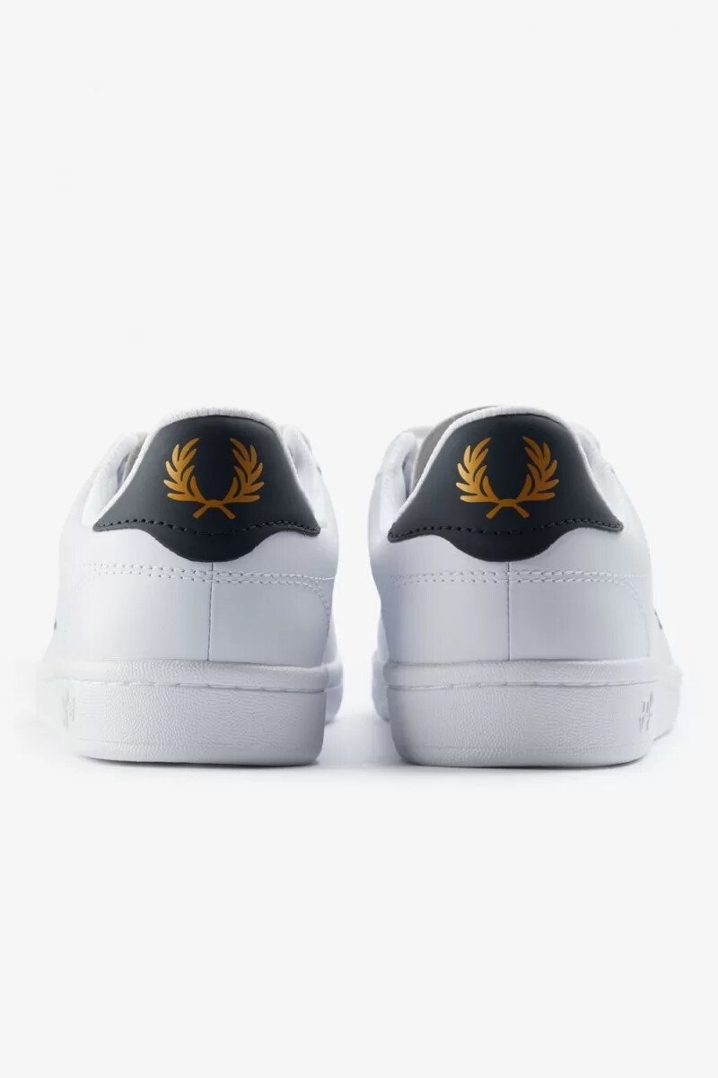 fred perry b721 mens tennis shoes white navy