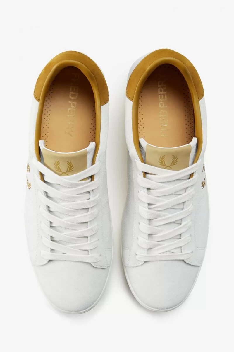 fred perry spencer mens tennis shoes white