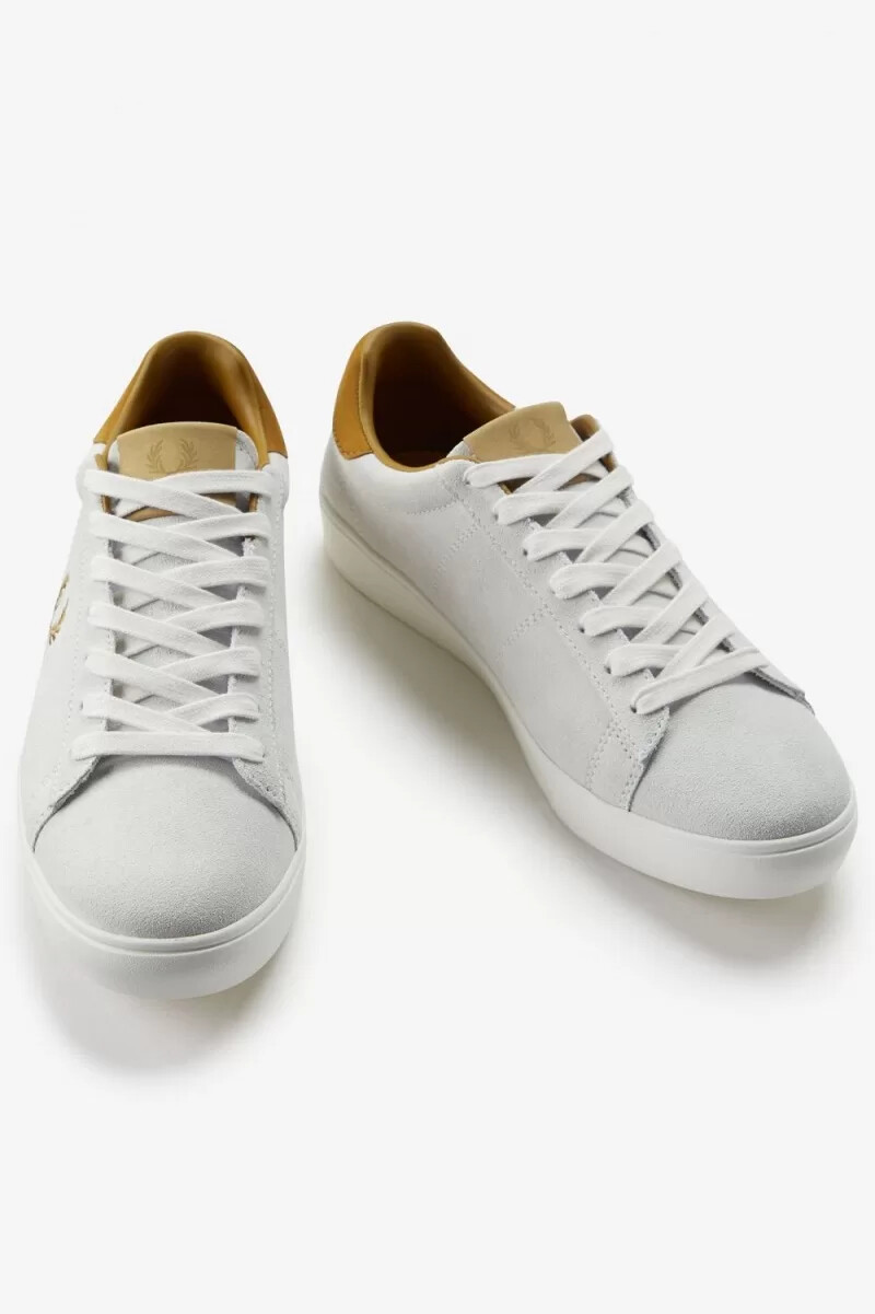 fred perry spencer mens tennis shoes white