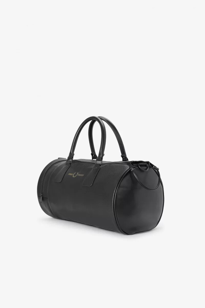 fred perry scotch grain barrel womens bags black