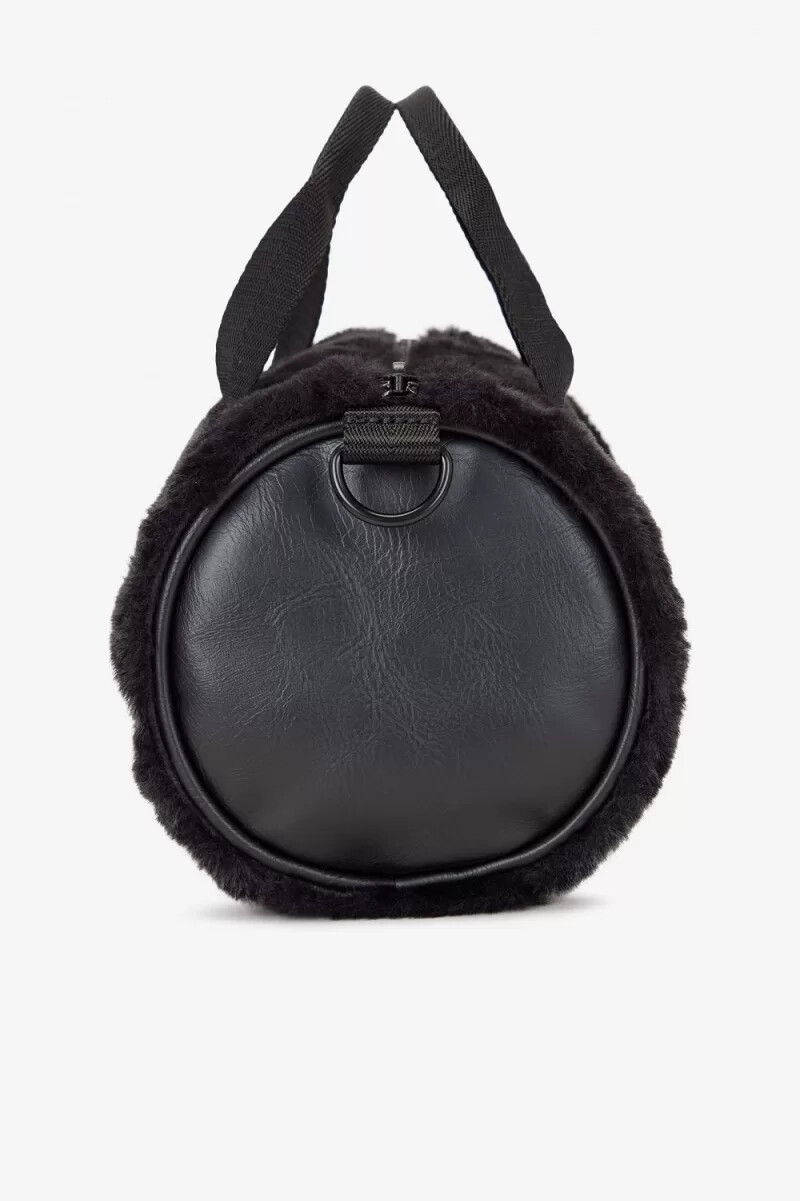 fred perry mini barrel womens bags black