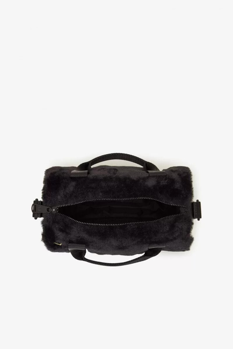 fred perry mini barrel womens bags black
