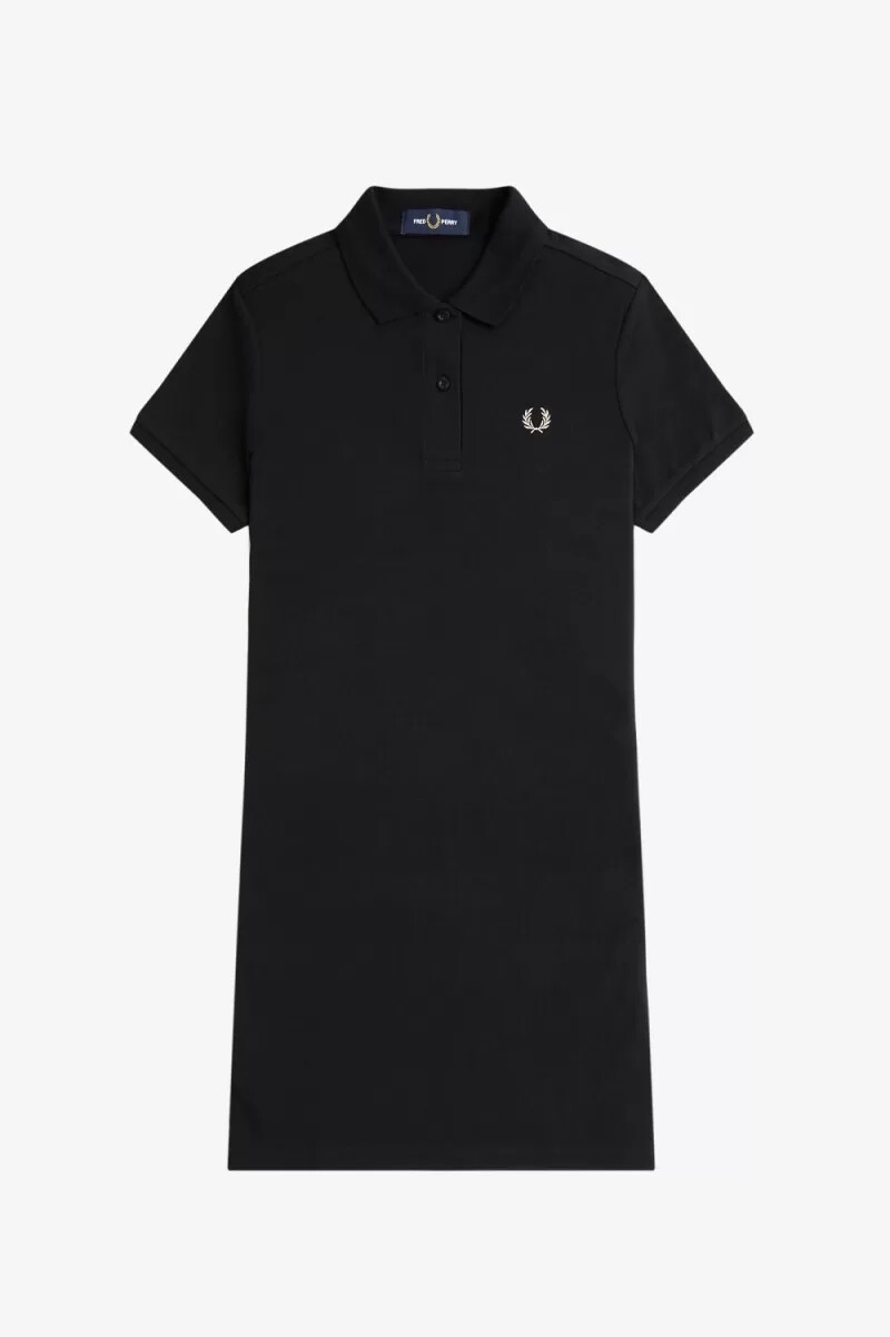 fred perry shirt womens dress black