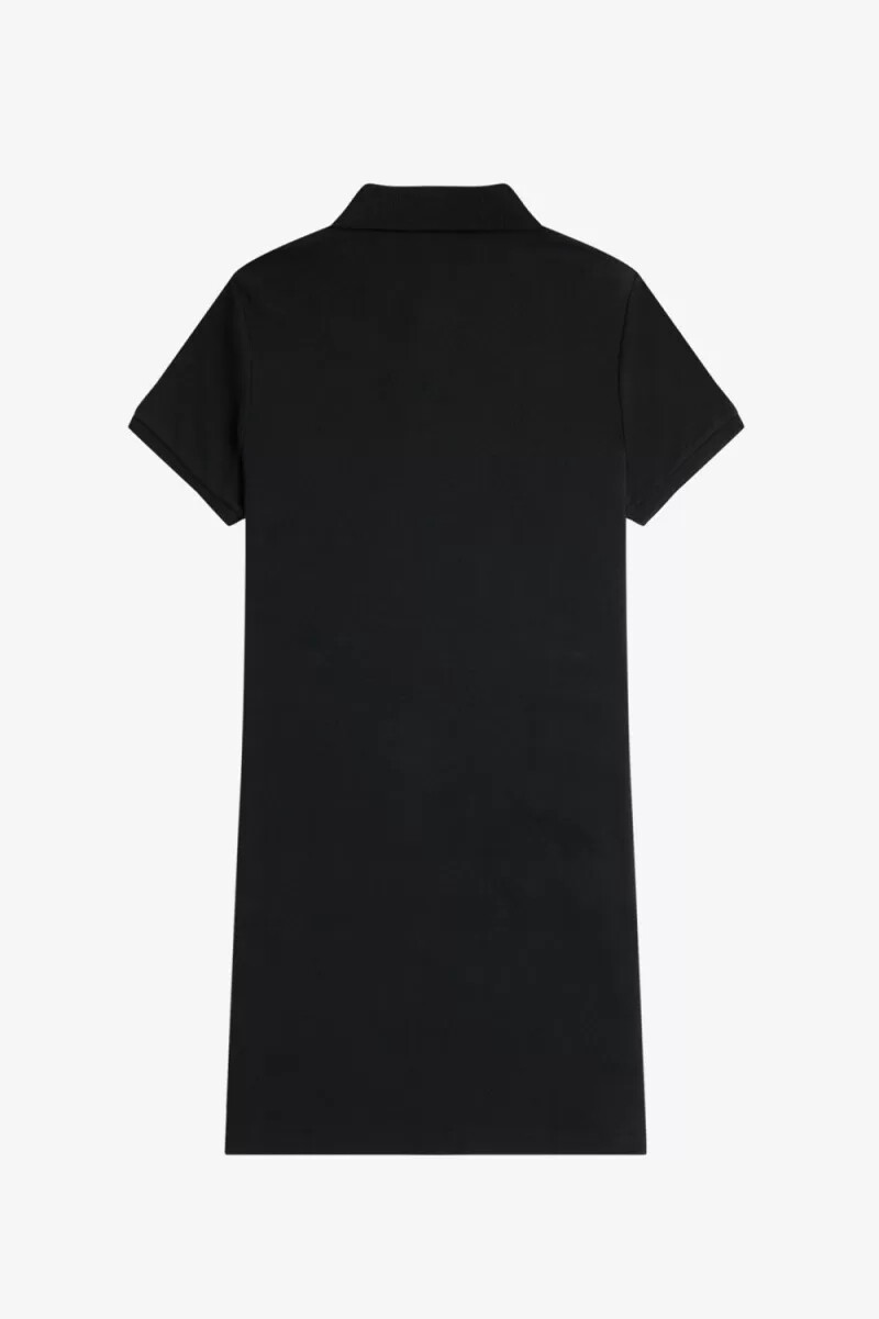 fred perry shirt womens dress black