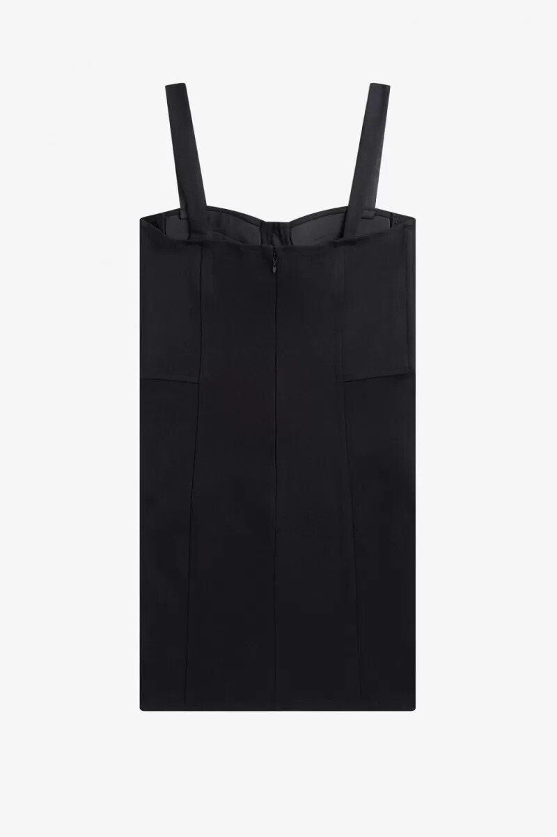 fred perry bodycon womens dress black
