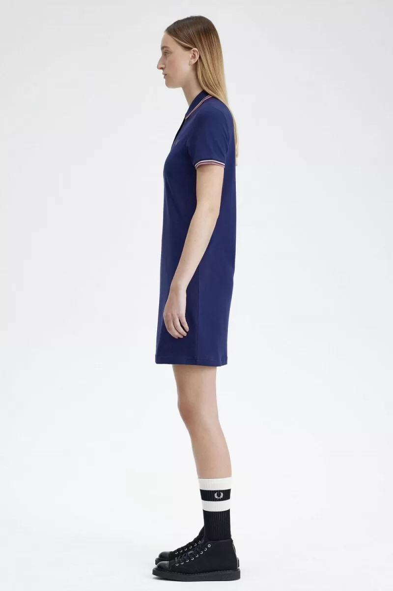 fred perry twin tipped shirt womens dress french navy
