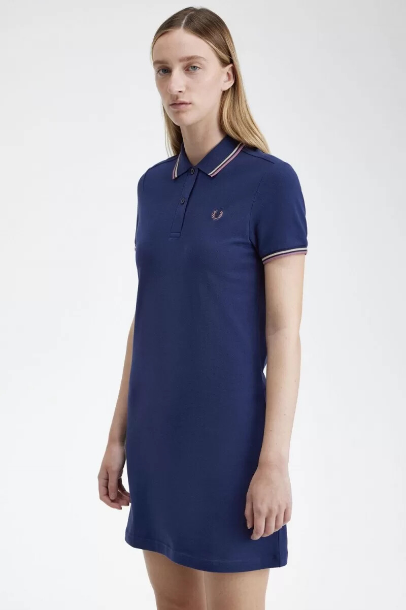 fred perry twin tipped shirt womens dress french navy