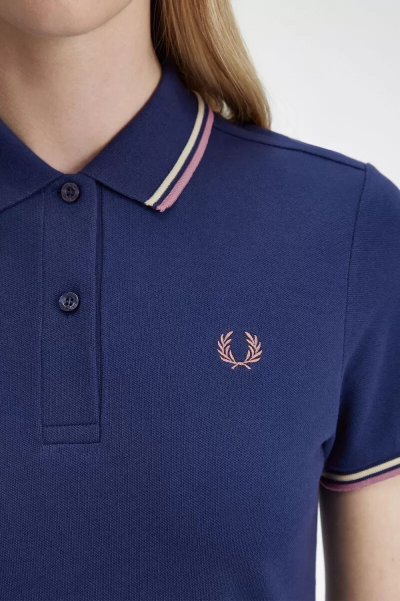fred perry twin tipped shirt womens dress french navy