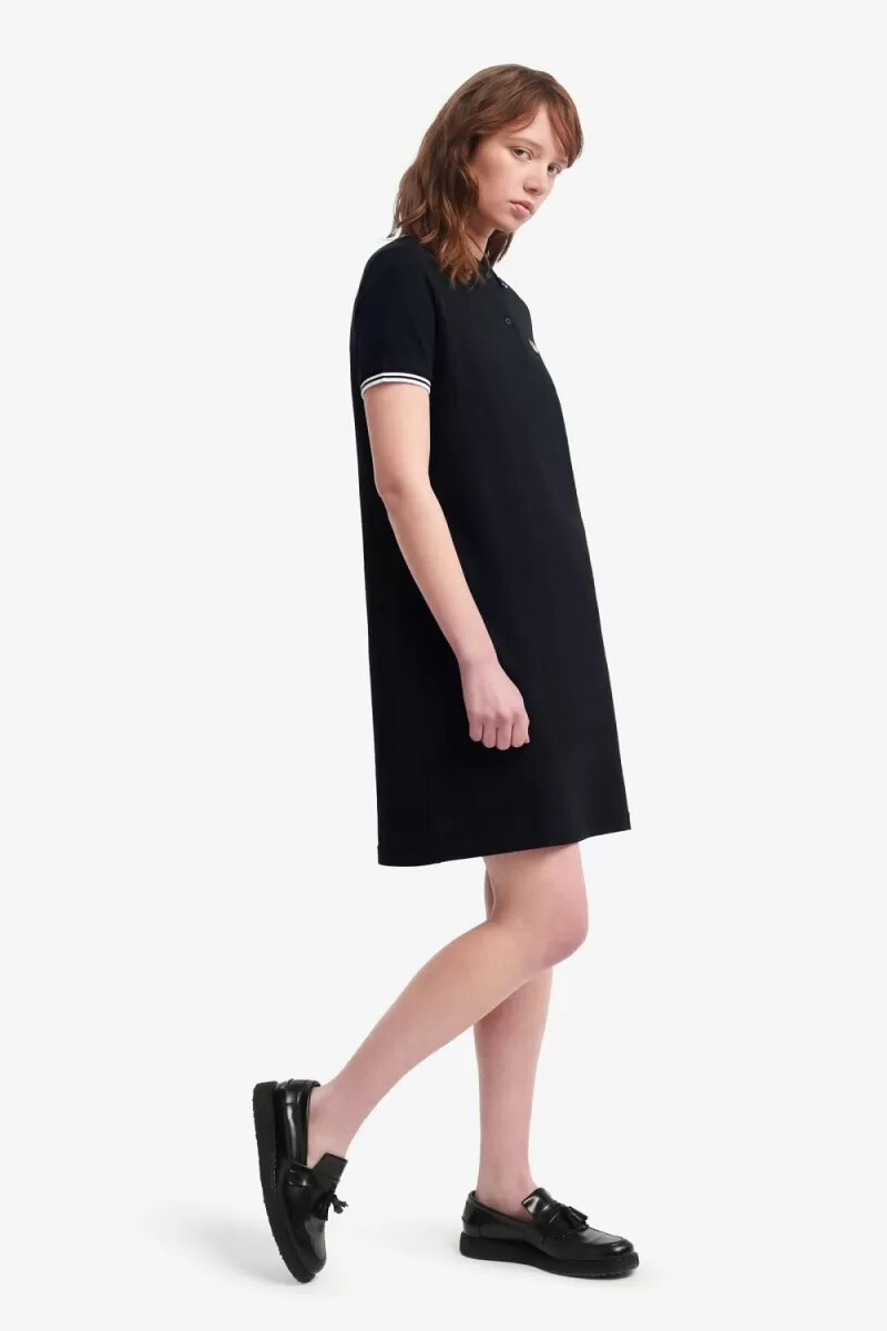 fred perry twin tipped womens dress black