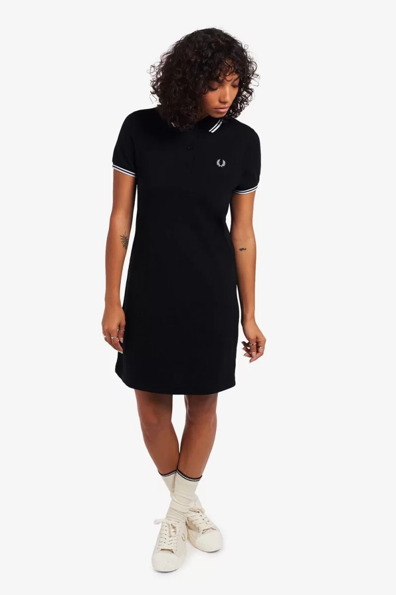 fred perry twin tipped womens dress black