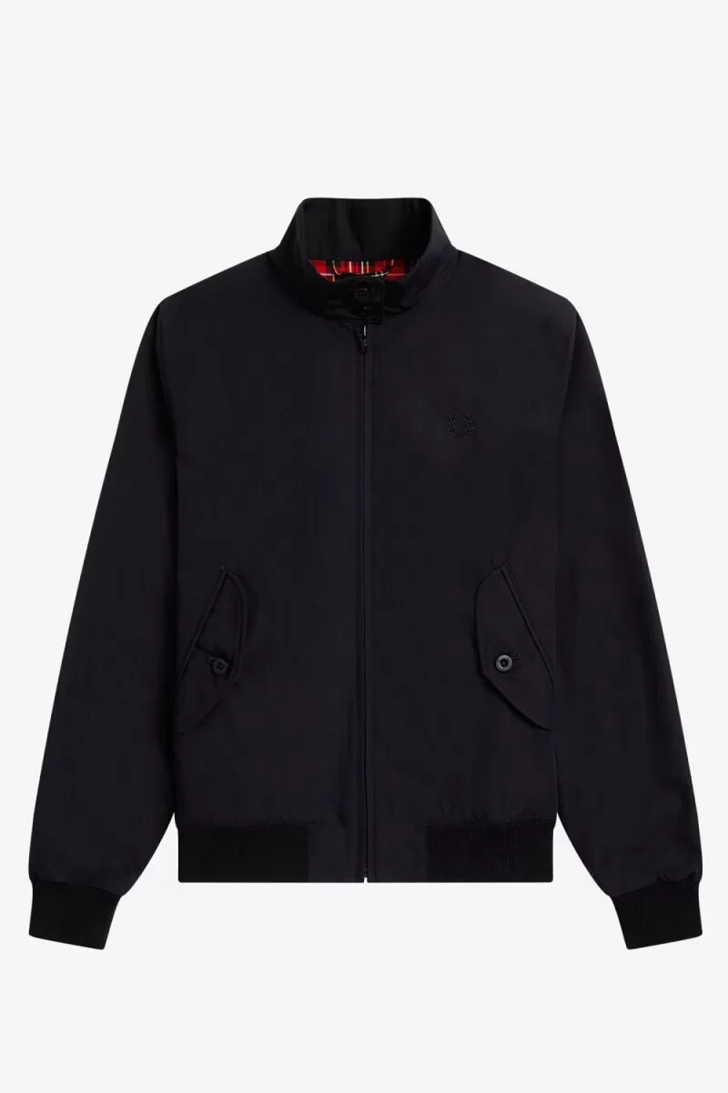 fred perry harrington womens jackets black