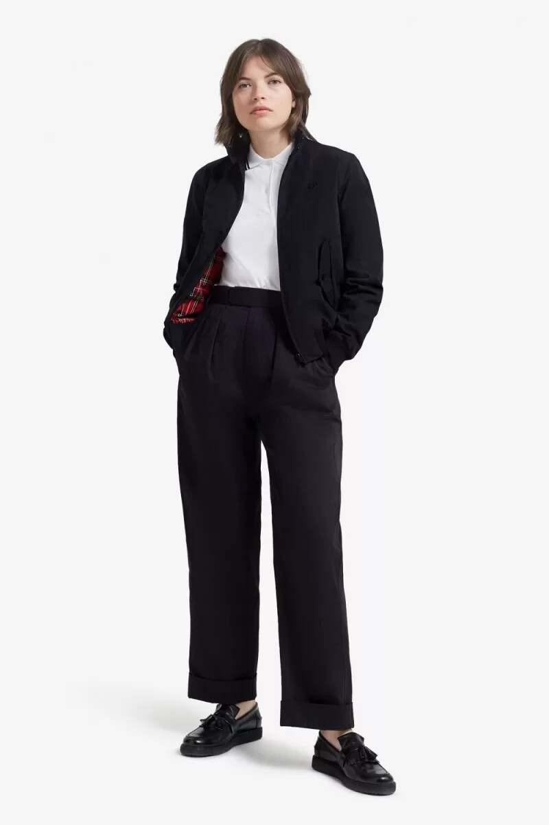 fred perry harrington womens jackets black