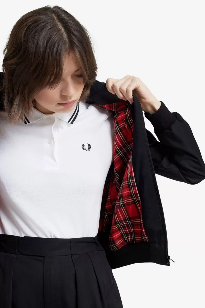 fred perry harrington womens jackets black