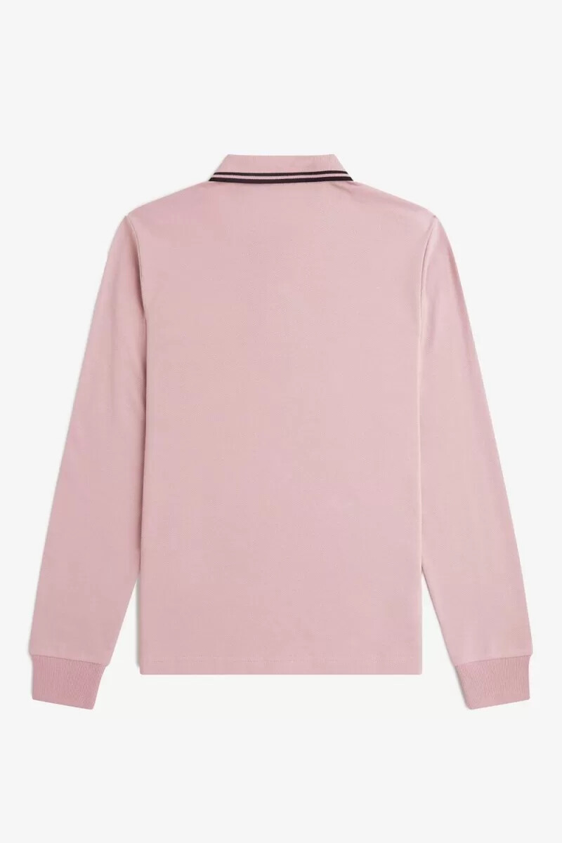 fred perry g3636 womens shirt dusty rose pink black