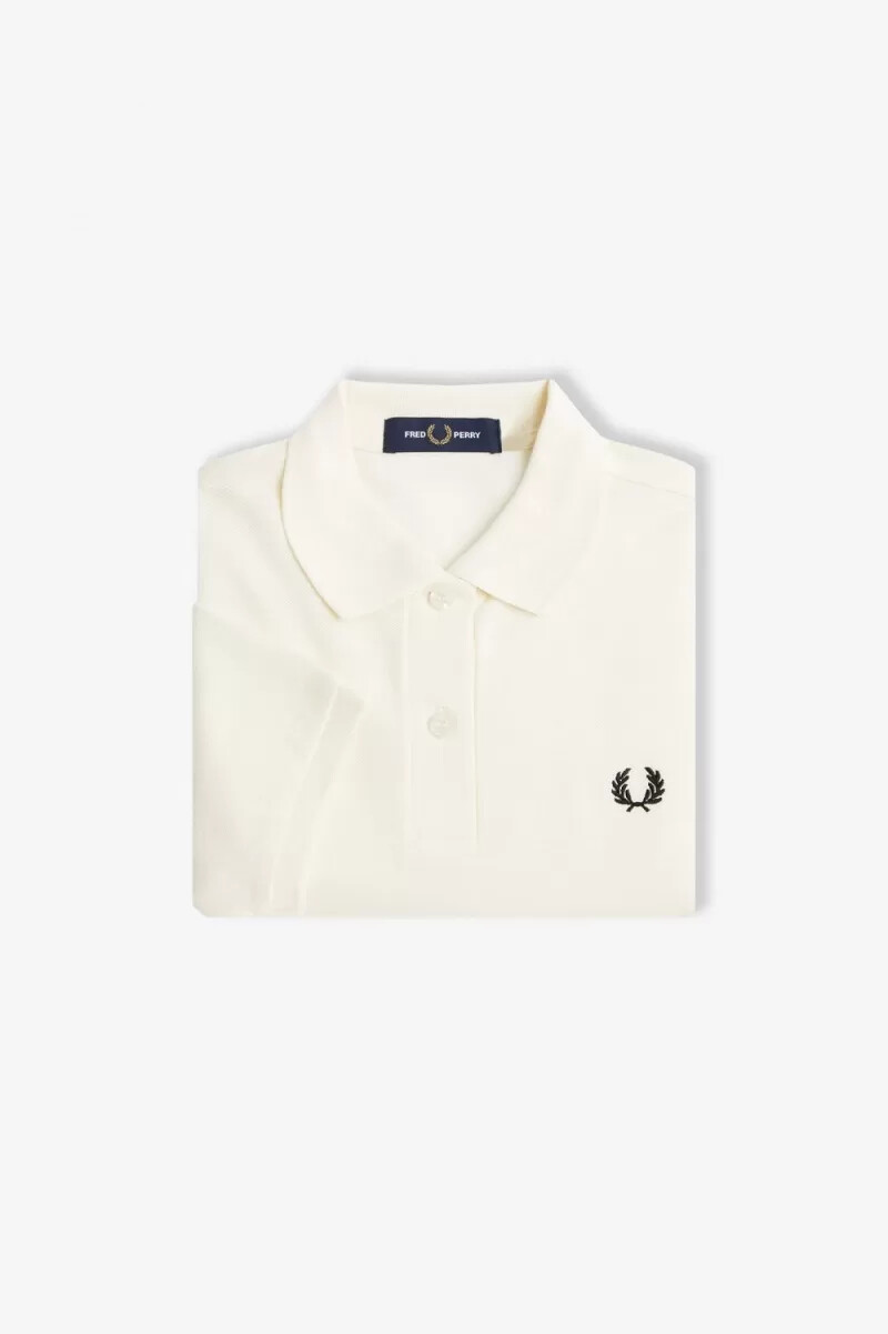 fred perry g6000 womens shirt beige black