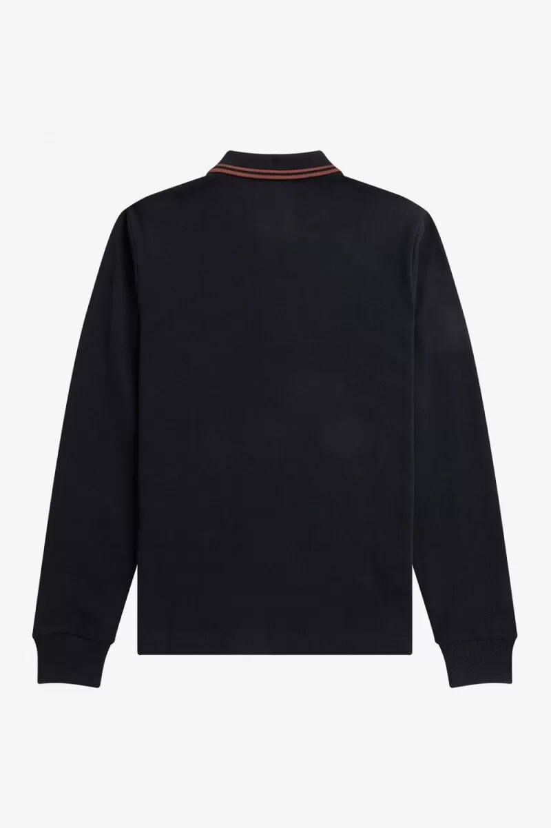 fred perry g3636 womens shirt black whisky brown