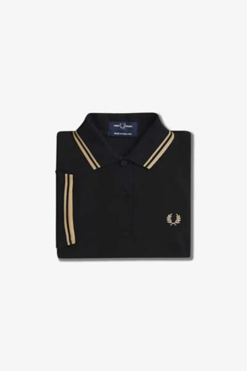 fred perry g12 womens shirt black champagne