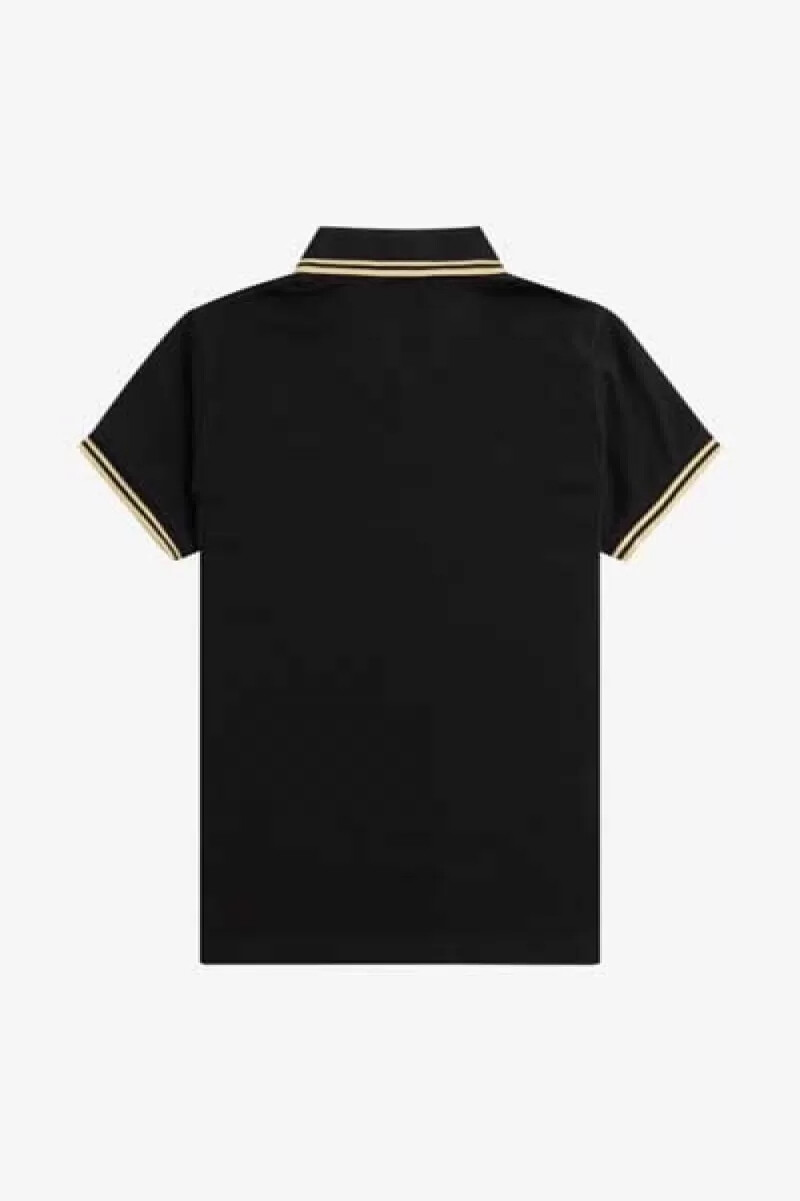 fred perry g12 womens shirt black champagne