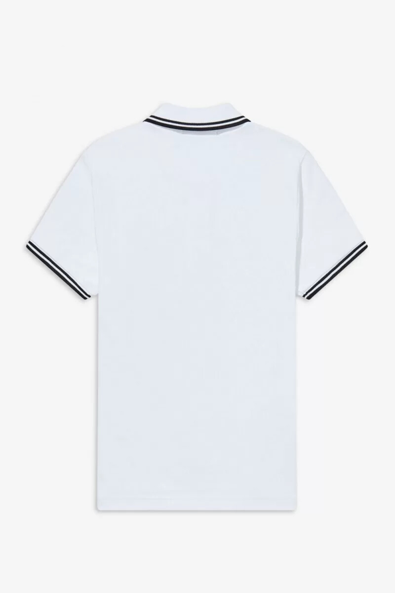 fred perry g3600 womens shirt white black