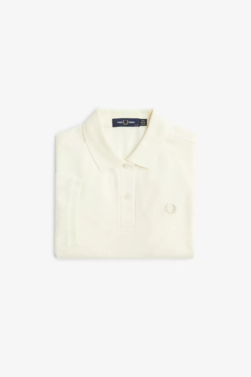 fred perry g6000 womens shirt beige oatmeal