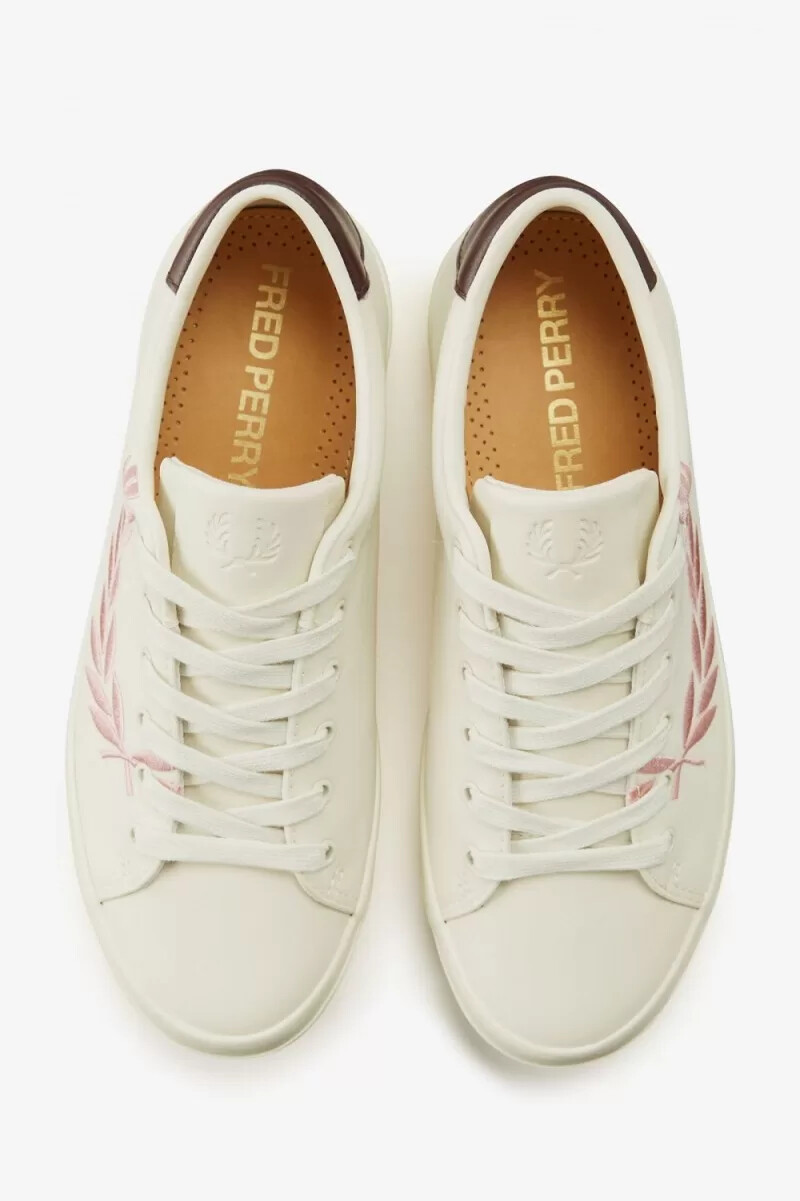 fred perry lottie womens tennis shoes beige
