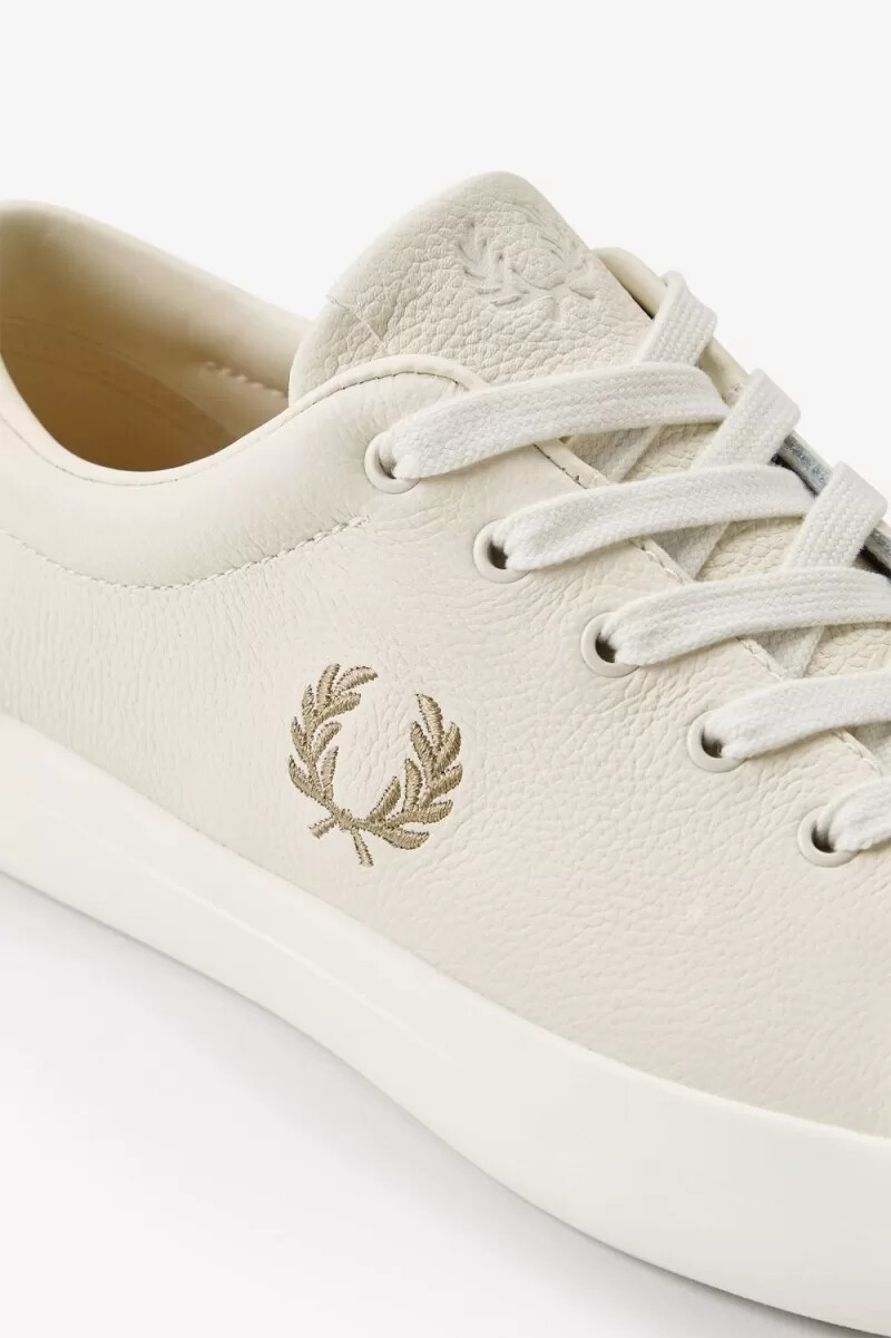 fred perry lottie womens tennis shoes beige green