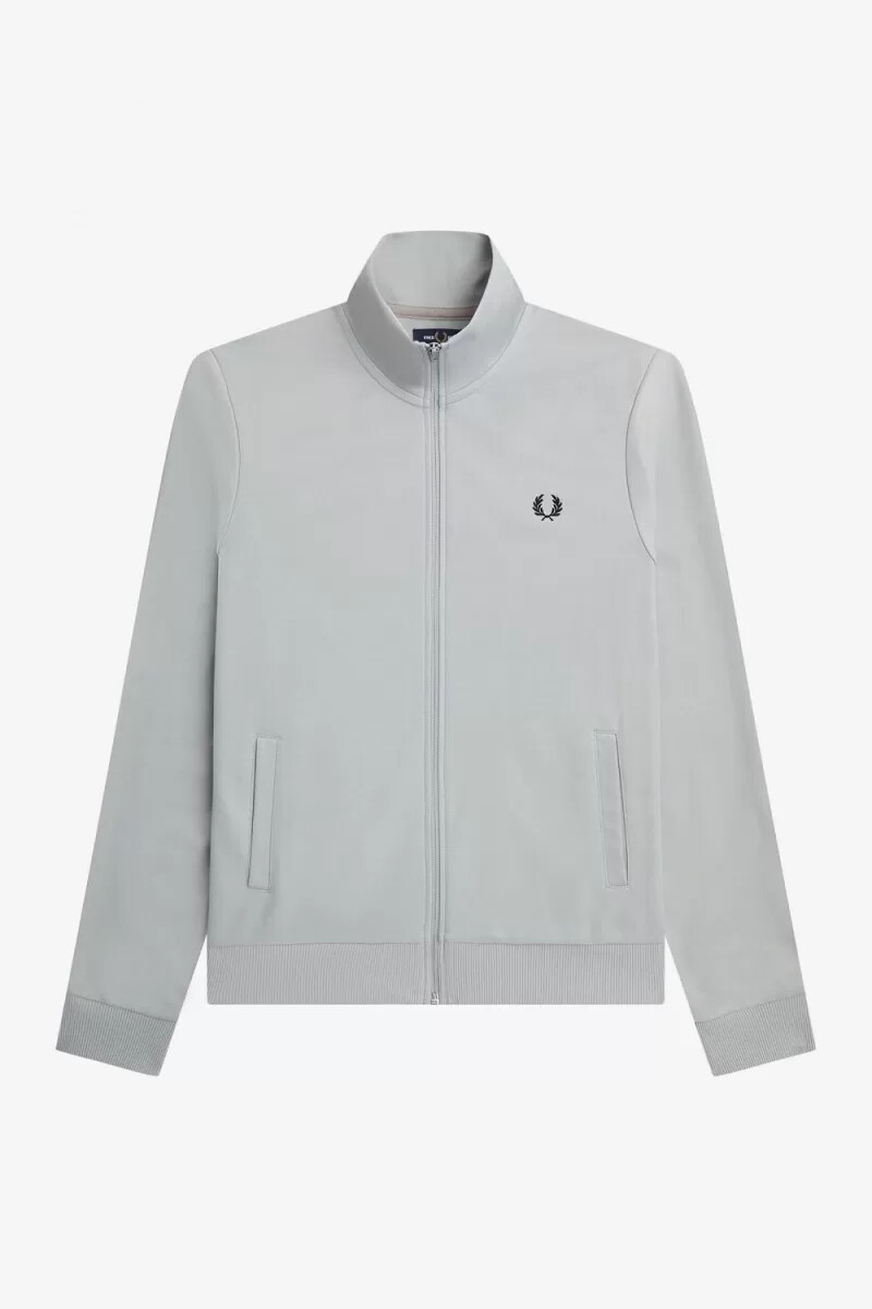 fred perry classic mens track jackets grey