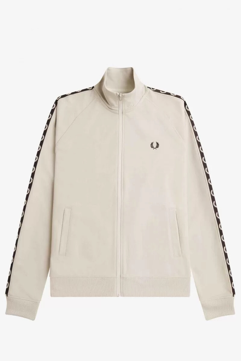 fred perry contrast tape mens track jackets light mint black